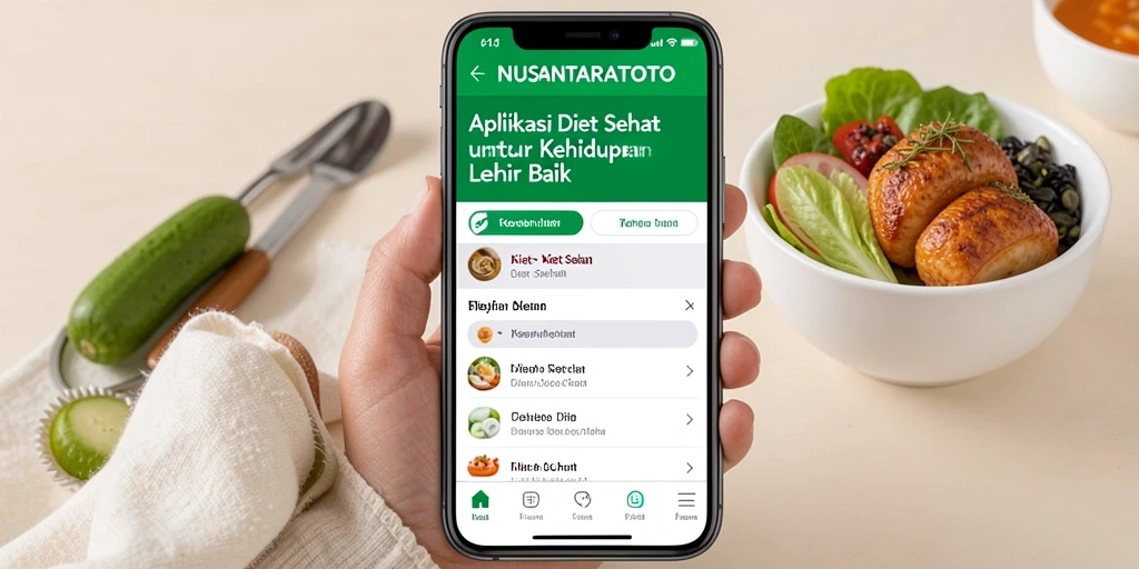 Tampilan antarmuka aplikasi NUSANTARATOTO yang menarik dan informatif.