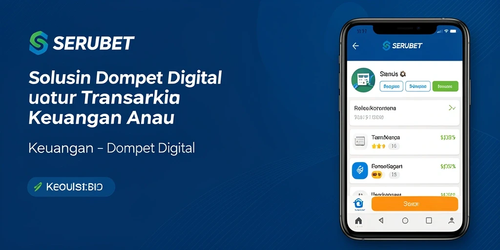 Antarmuka aplikasi SERUBET yang memudahkan transaksi Dompet Digital.